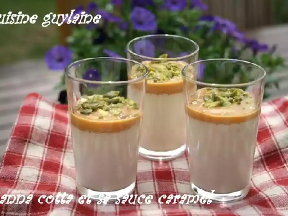 Panna cotta sauce caramel - photo 5