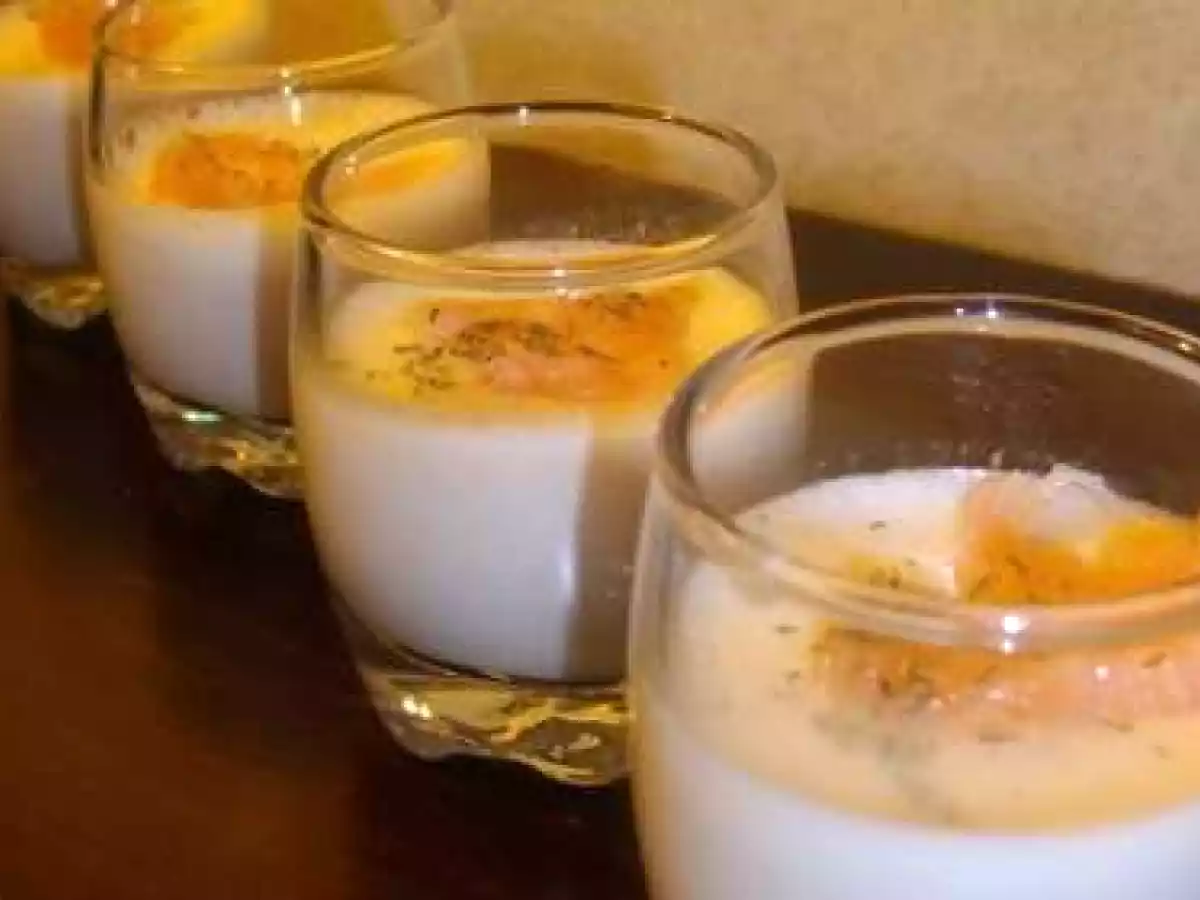 Panna cotta saumon et aneth