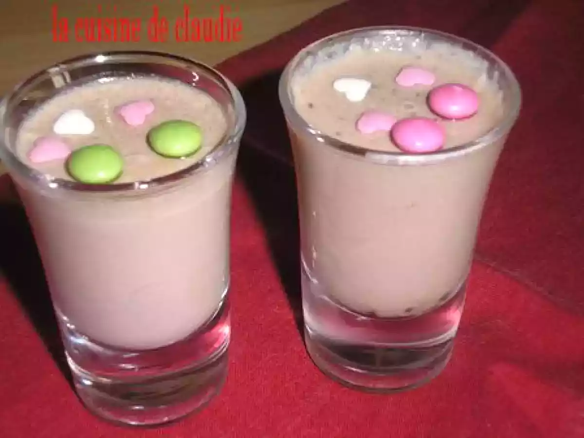 Panna cotta smarties