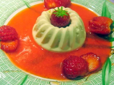 Panna cotta toute simple à la vanille et surplus de fraises - photo 4
