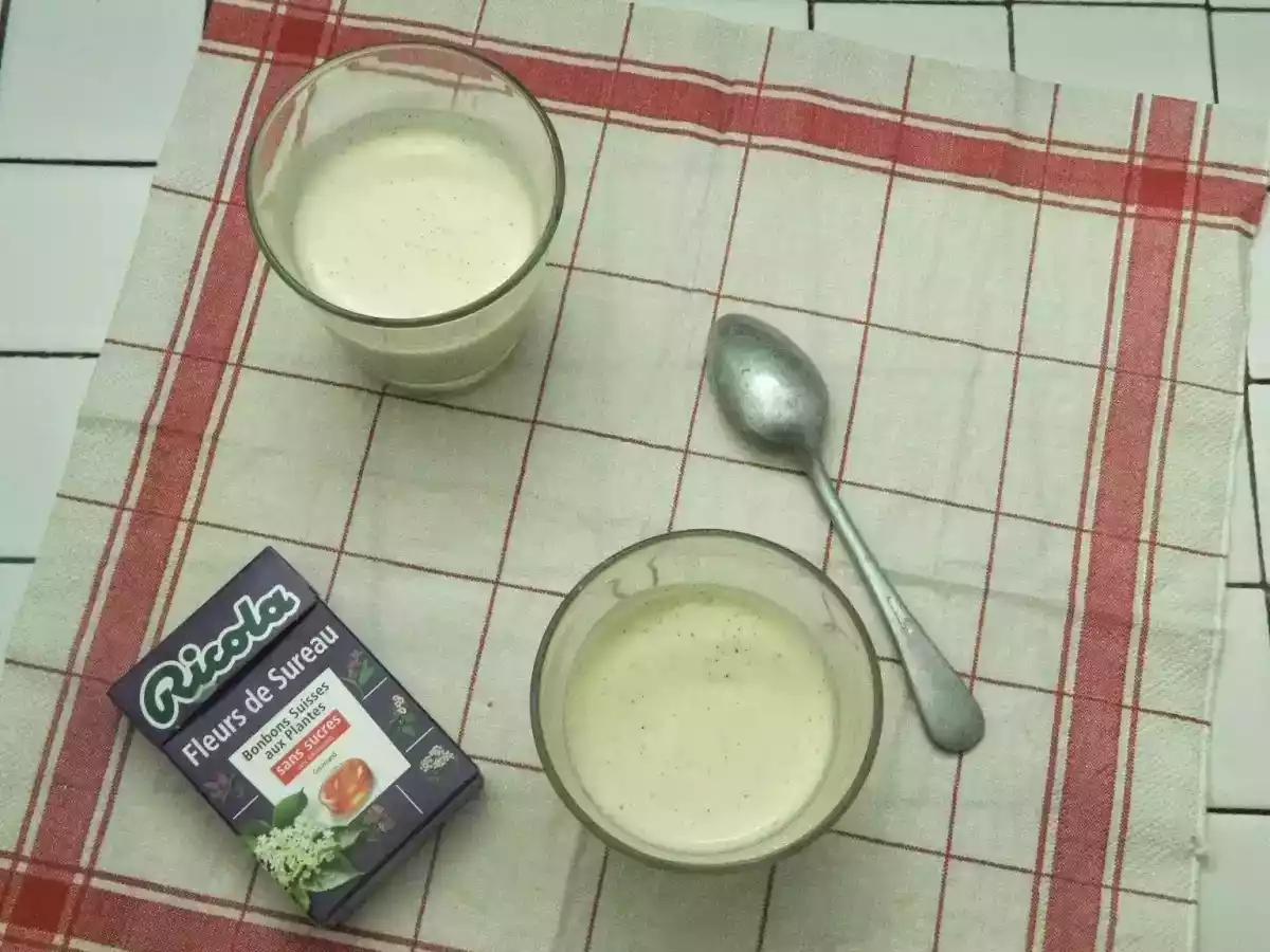 Panna Cotta vanille - fleurs de sureau