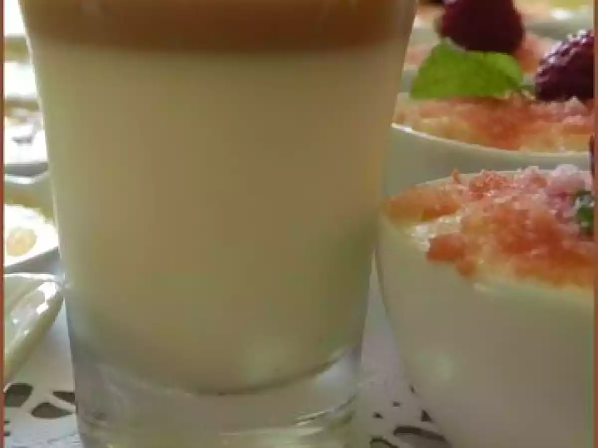 Panna Cotta vanillée & son nappage Carambar - photo 3