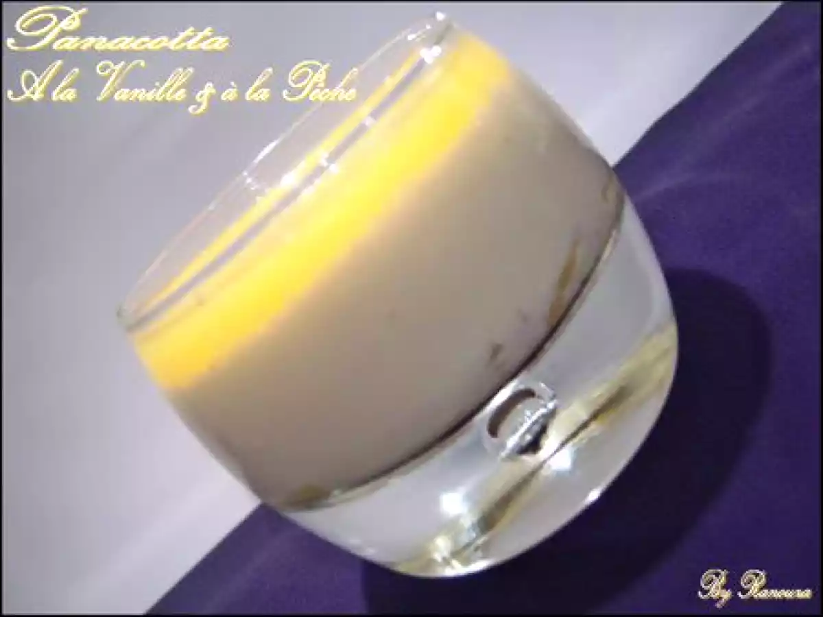 Pannacotta a la vanille et à la pêche - photo 3
