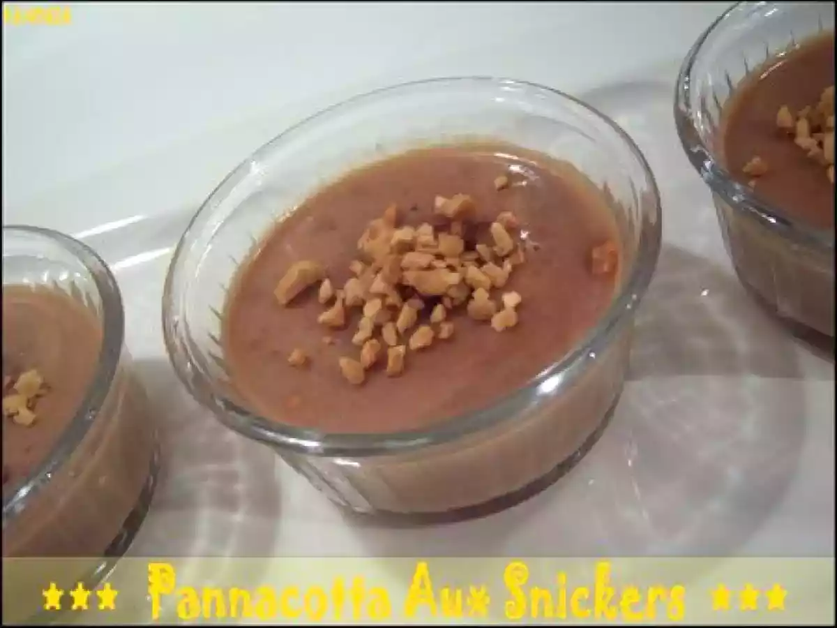 Pannacotta au Snickers - photo 2