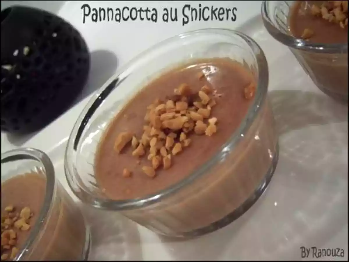 Pannacotta au Snickers - photo 3