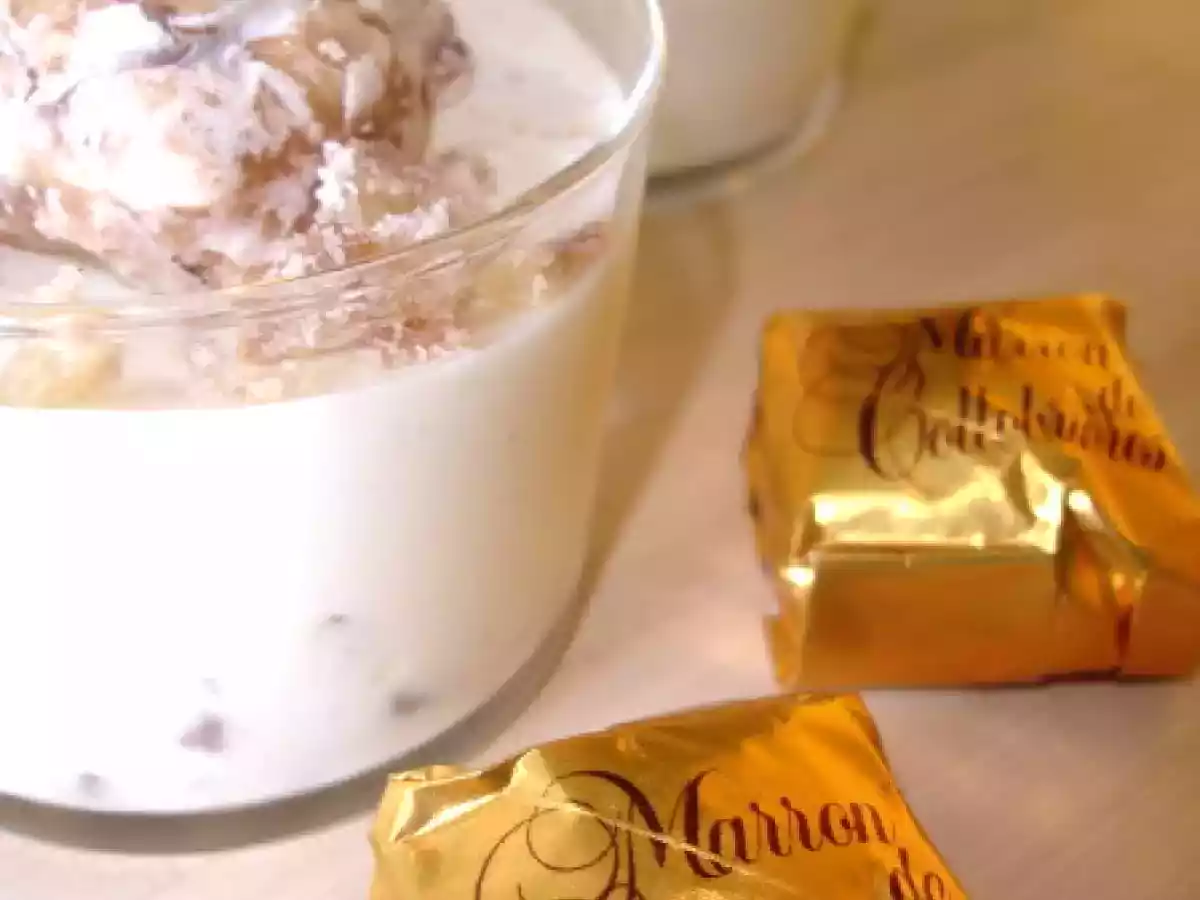 PANNACOTTA AUX MARRONS GLACES - photo 2