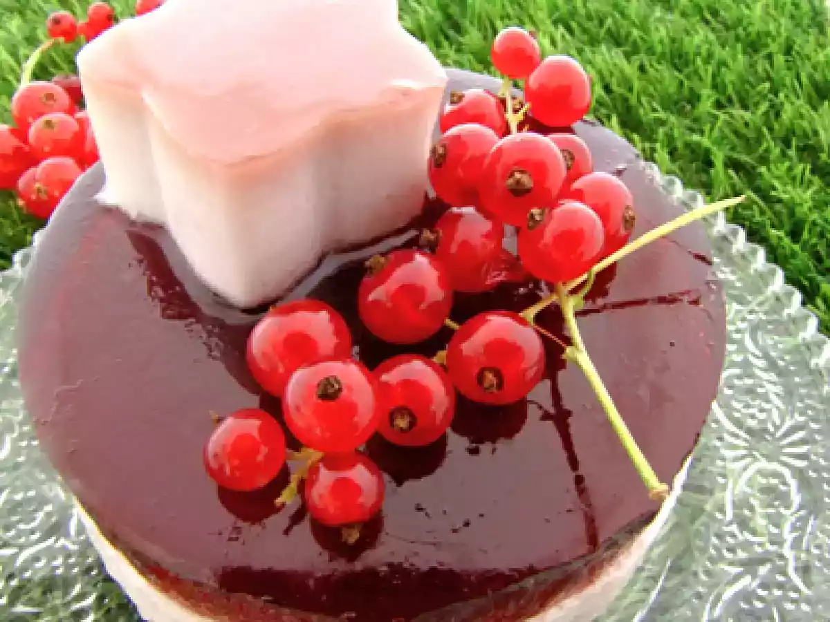 Pannacotta coco grenadine sans lactose ni gluten