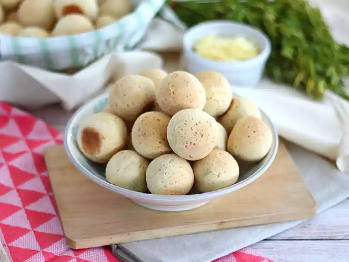 Pão de Queijo, petits pains au fromage brésiliens