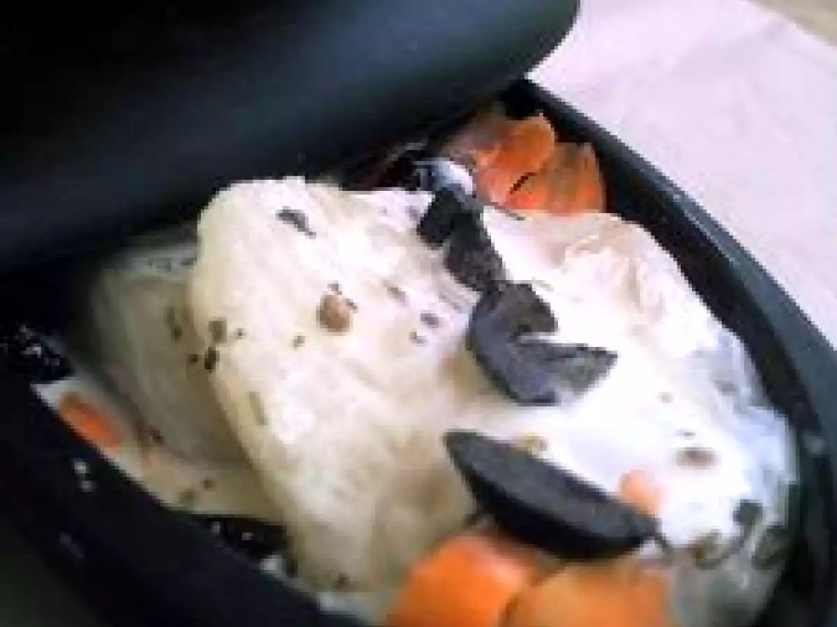 Papillote de cabillaud aux carottes, sauce citron - photo 2