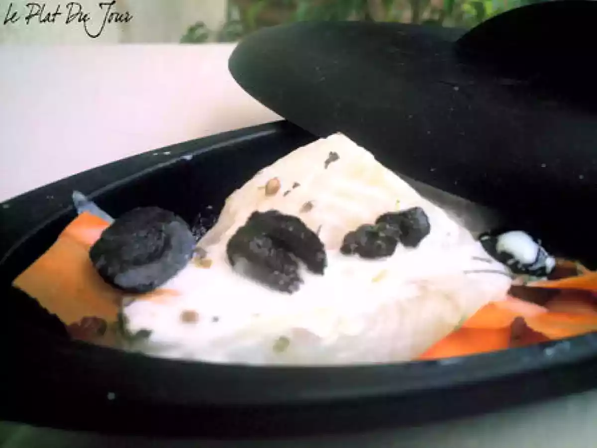 Papillote de cabillaud aux carottes, sauce citron - photo 3