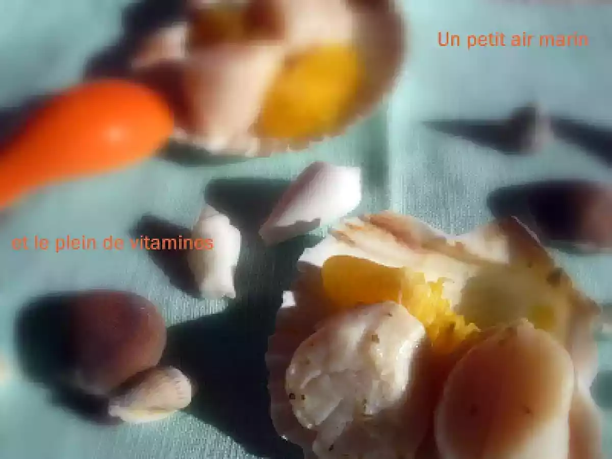 Papillote de Saint-Jacques à l'orange - photo 2