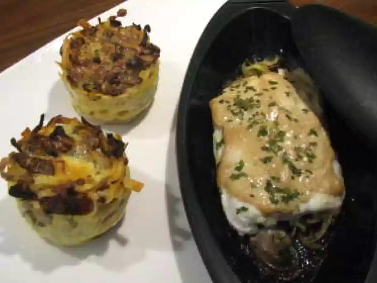 Papillote de sandre aux champignons et oignons à la moutarde - photo 3