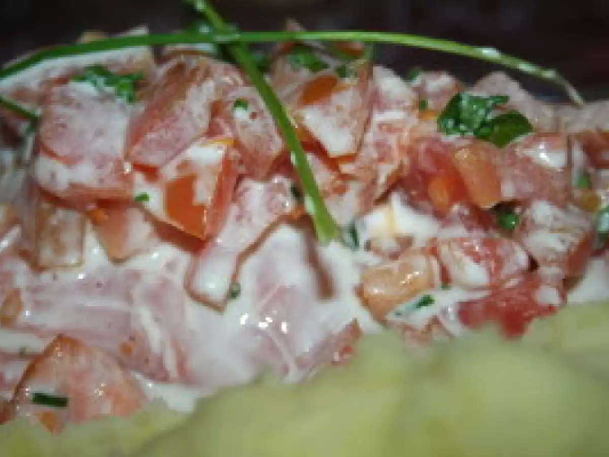 Papillote de saumon frais et fumé à la moutarde à l'ancienne selon la famille Boschman