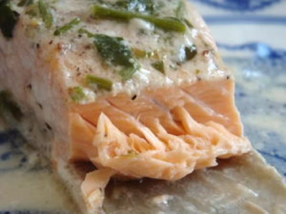 Papillote express de truite saumonée, citron vert et coco - photo 2