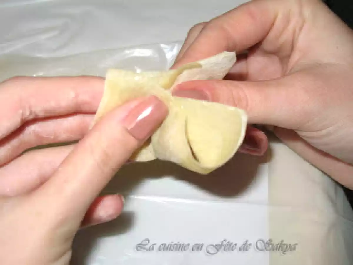 Papillotes asiatiques au porc et aux épinards avec sa sauce - photo 5