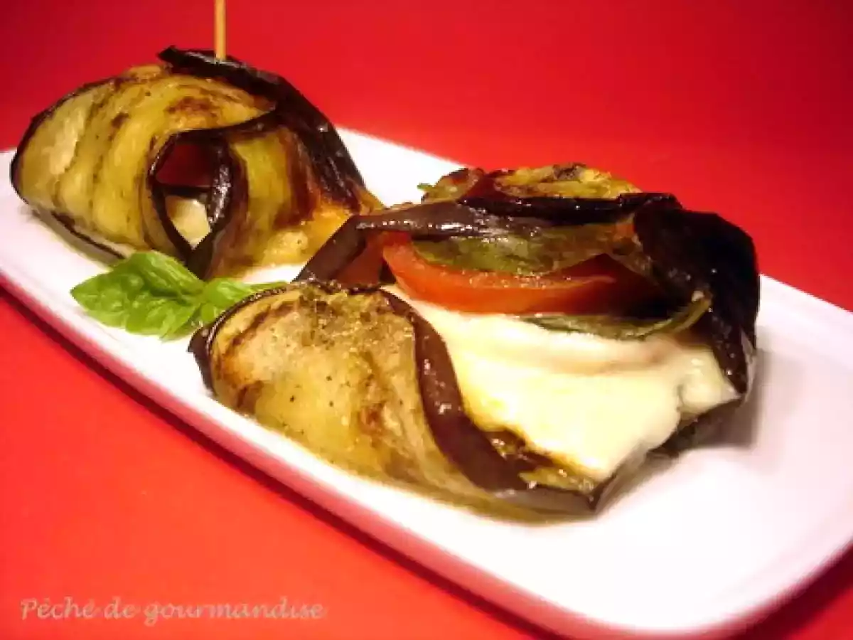 Papillotes d'aubergine à la mozzarelle - photo 2