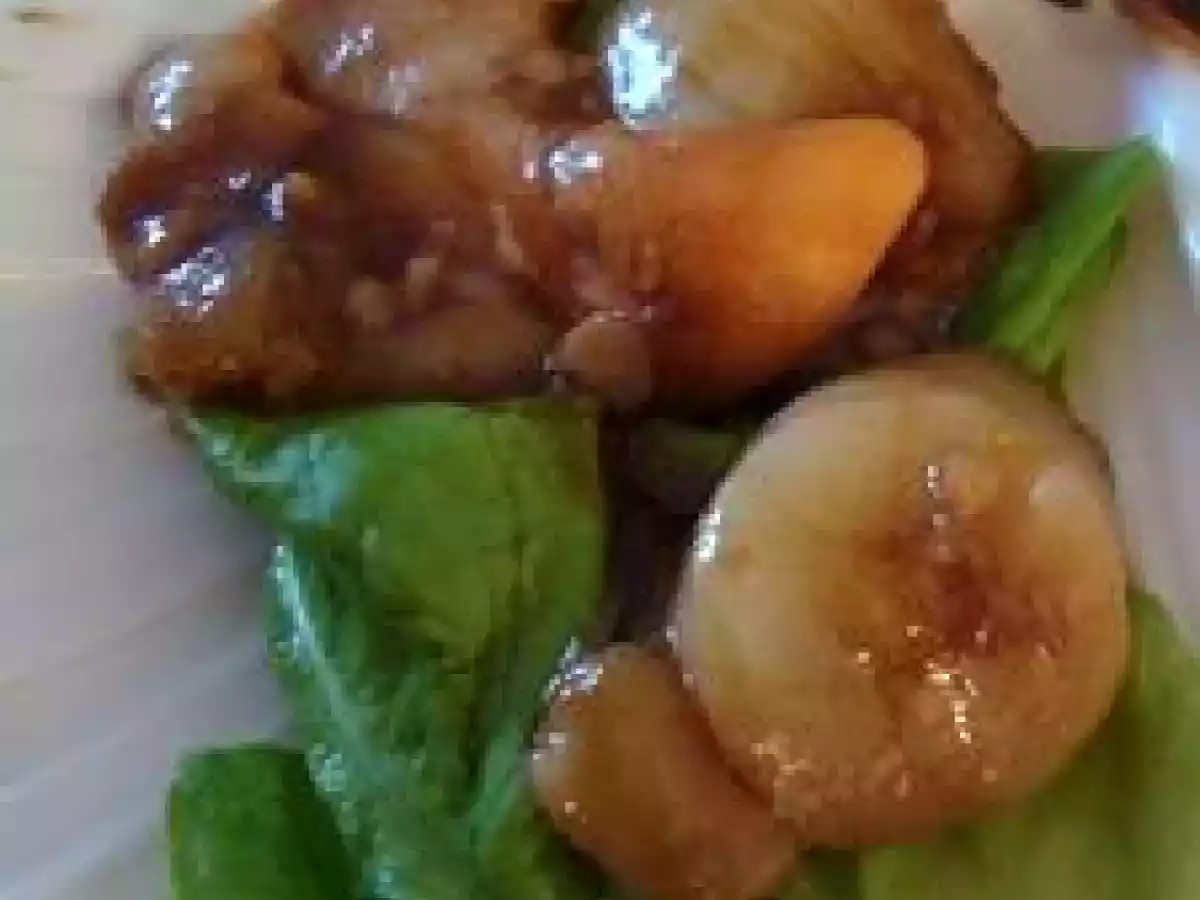 PAPILLOTES DE COQUILLES St JACQUES SAUCE D'ASIE