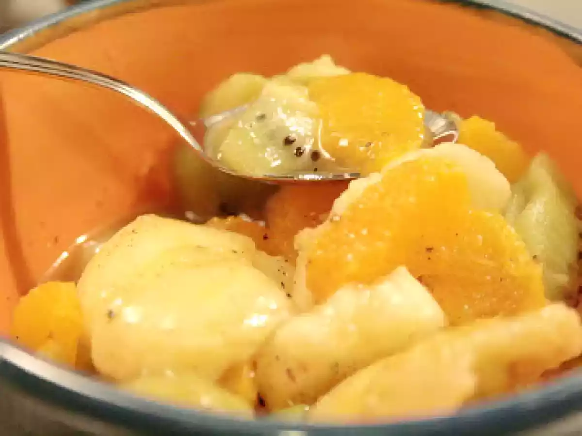 Papillotes de fruits au sirop de citron, vanille & rhum - photo 2