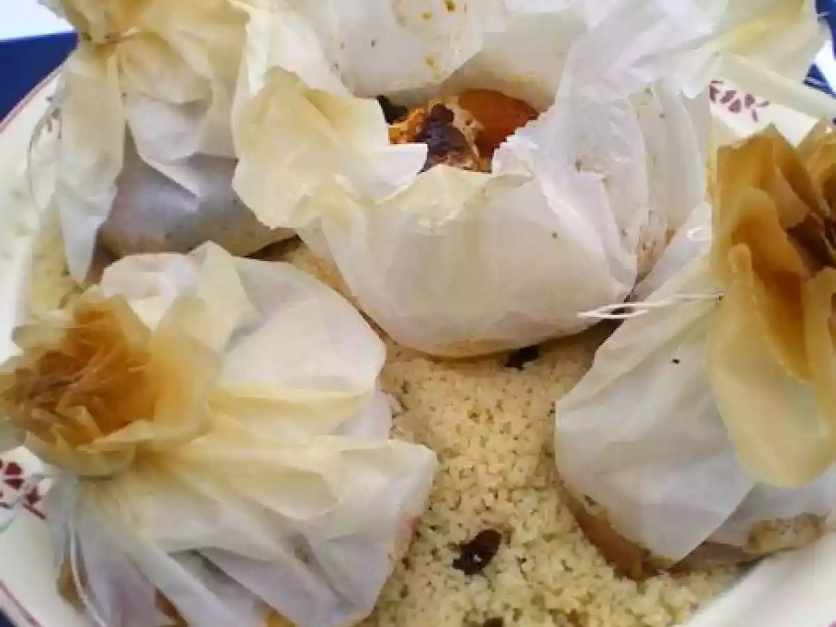 Papillotes de poulet aux fruits secs - photo 2