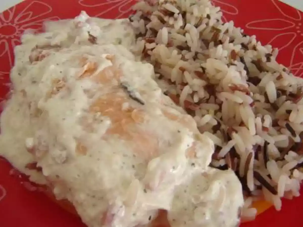 Papillotes de saumon aux lardons et boursin - photo 2