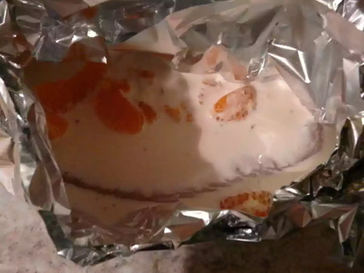 Papillotte de cabillaud aux mandarines