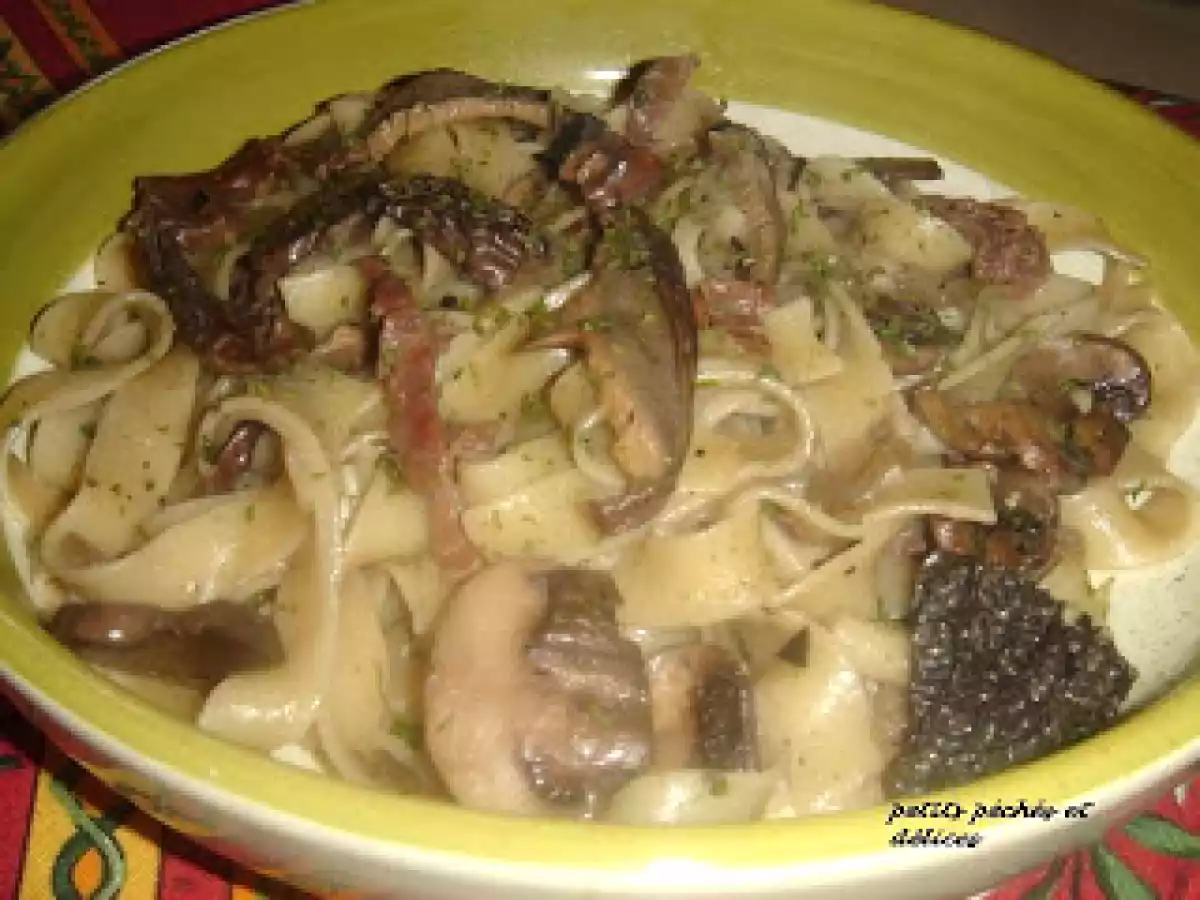 Pappardelle aux champignons