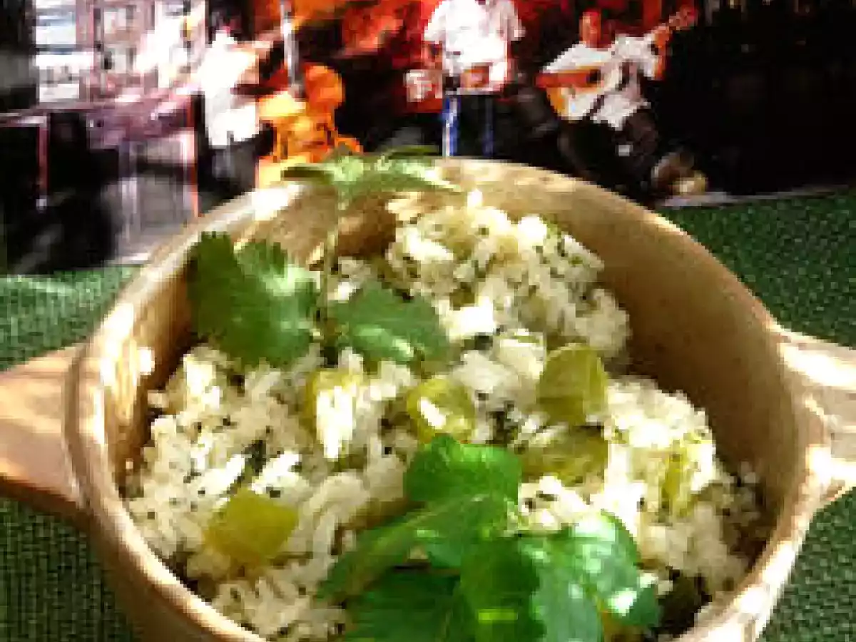 Parce que j'en ai marre du froid, Riz vert cubain