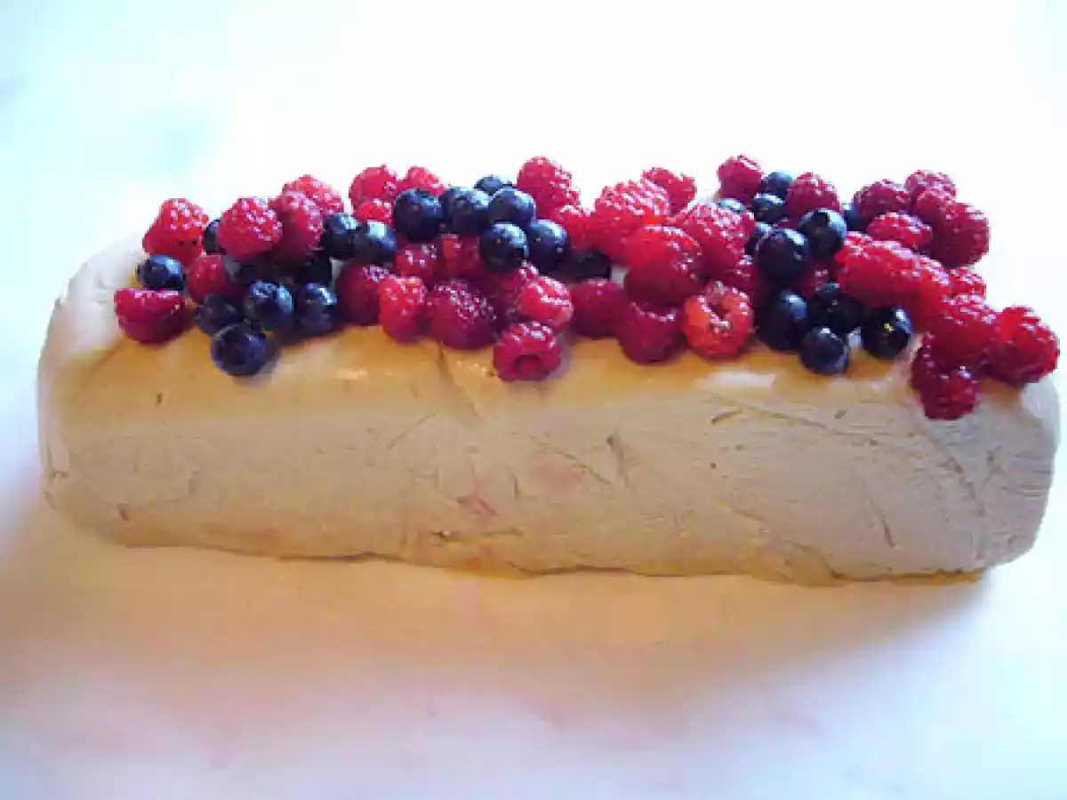 Parfait à la rhubarbe et coulis de framboise - photo 2