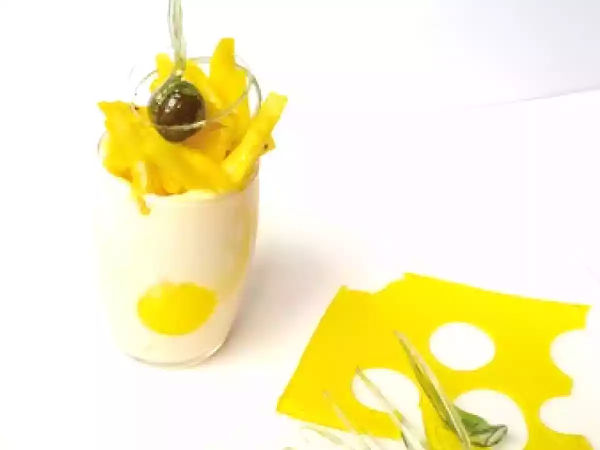 Parfait au chocolat blanc et ananas façon verrine - photo 4