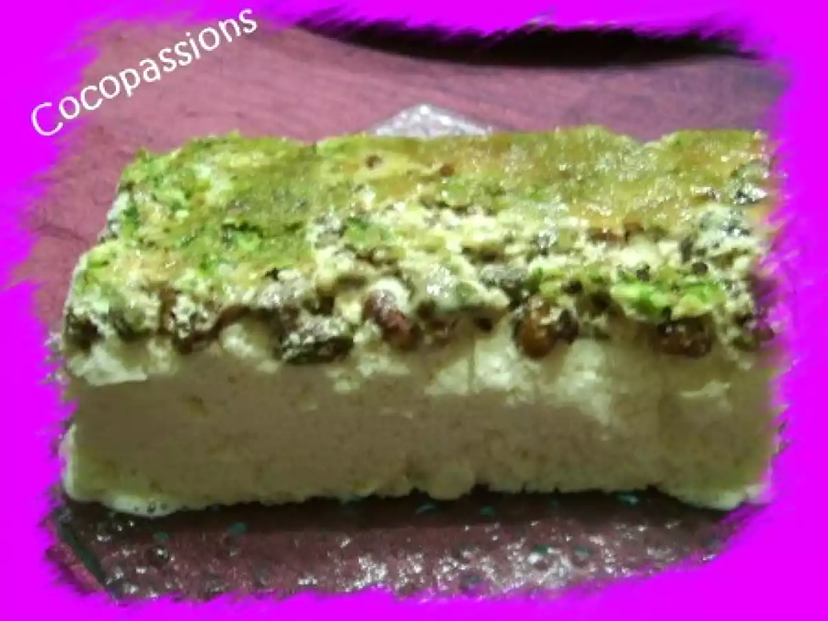 Parfait au miel et aux pistaches (sans sorbetière)