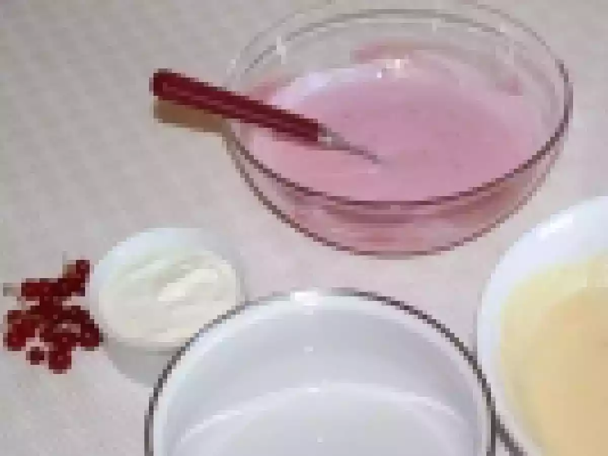 Parfait aux groseilles