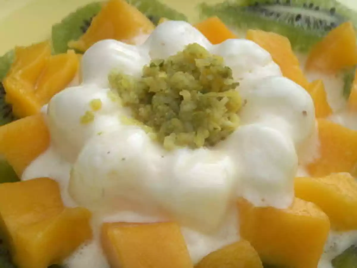 Parfait citron vert à la mangue et kiwis - photo 2