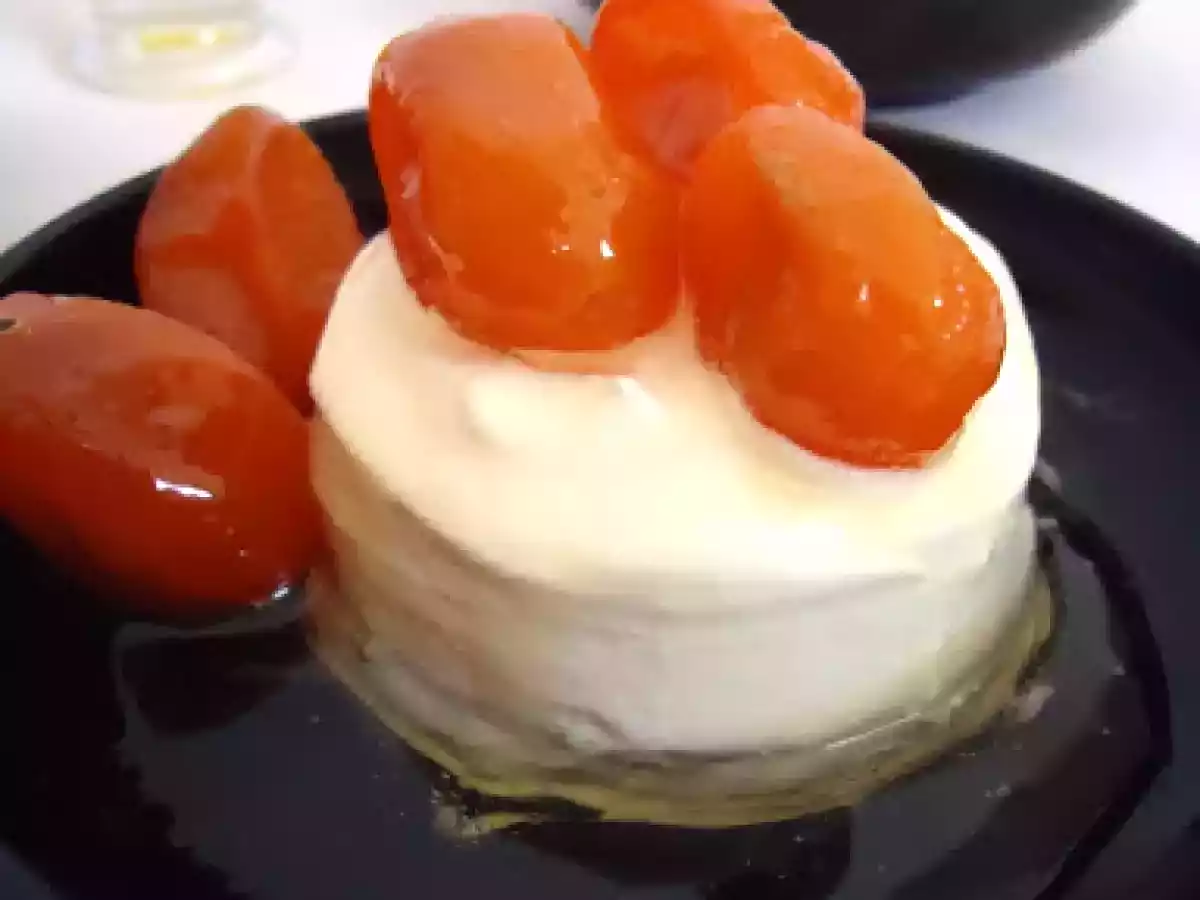 PARFAIT DE MIEL AUX KUMQUATS CARAMÉLISÉS