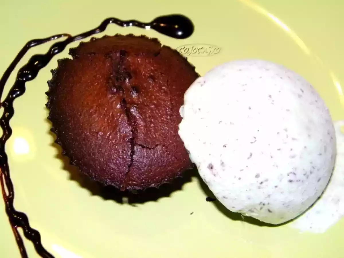 Parfait glacé menthe chocolat