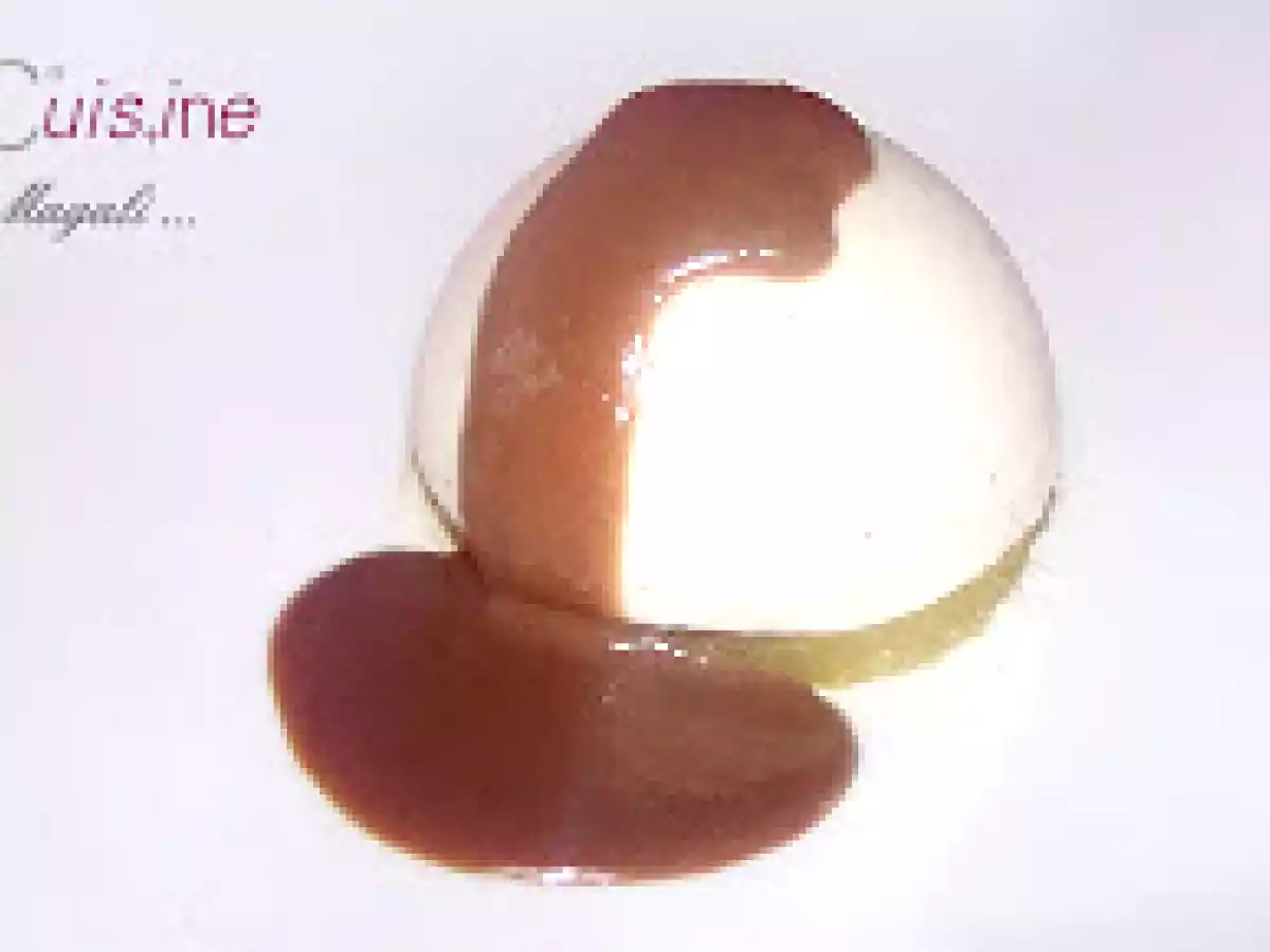 Parfait glacé vanille et ananas