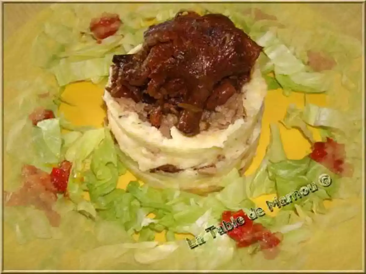 Parmentier à la pintade et aux girolles - photo 2