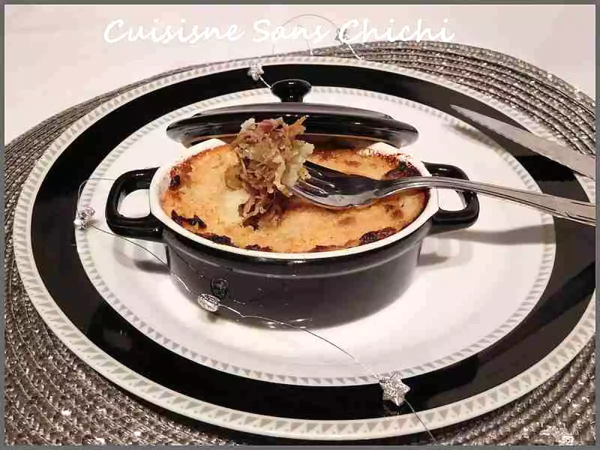 Parmentier au confit de canard