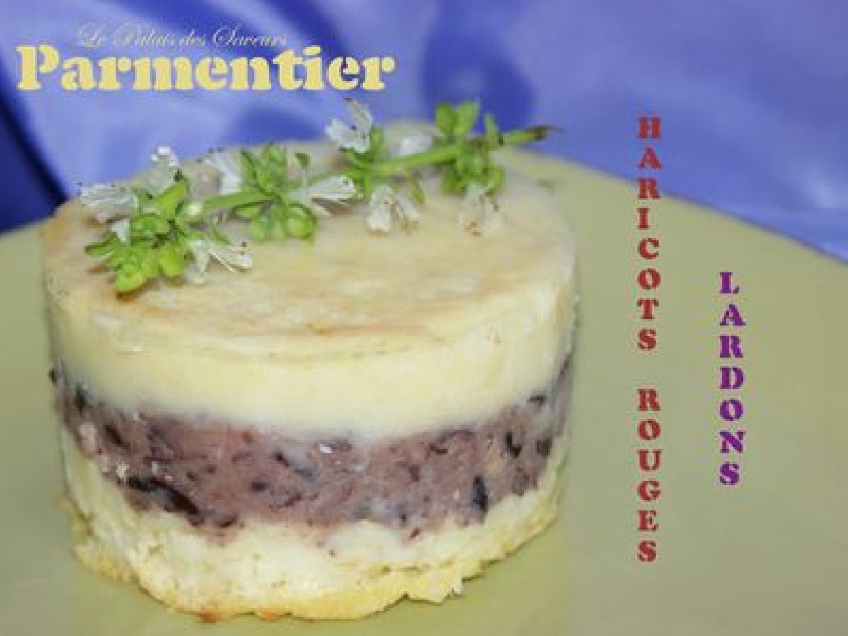 Parmentier aux haricots rouges et aux lardons Recette Ptitchef