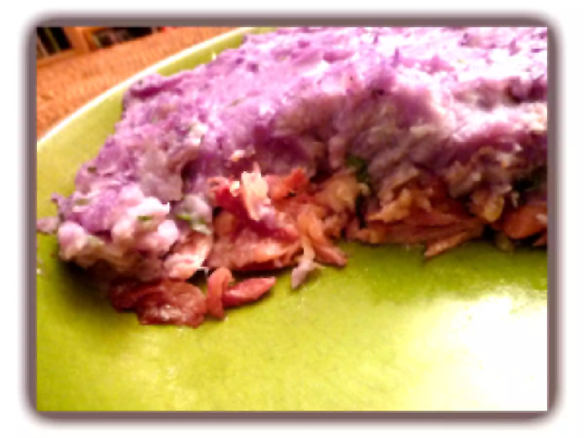 Parmentier de cailles confites aux pommes de terre vitelottes. - photo 2