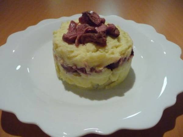 Parmentier de canard à l'huile de truffe