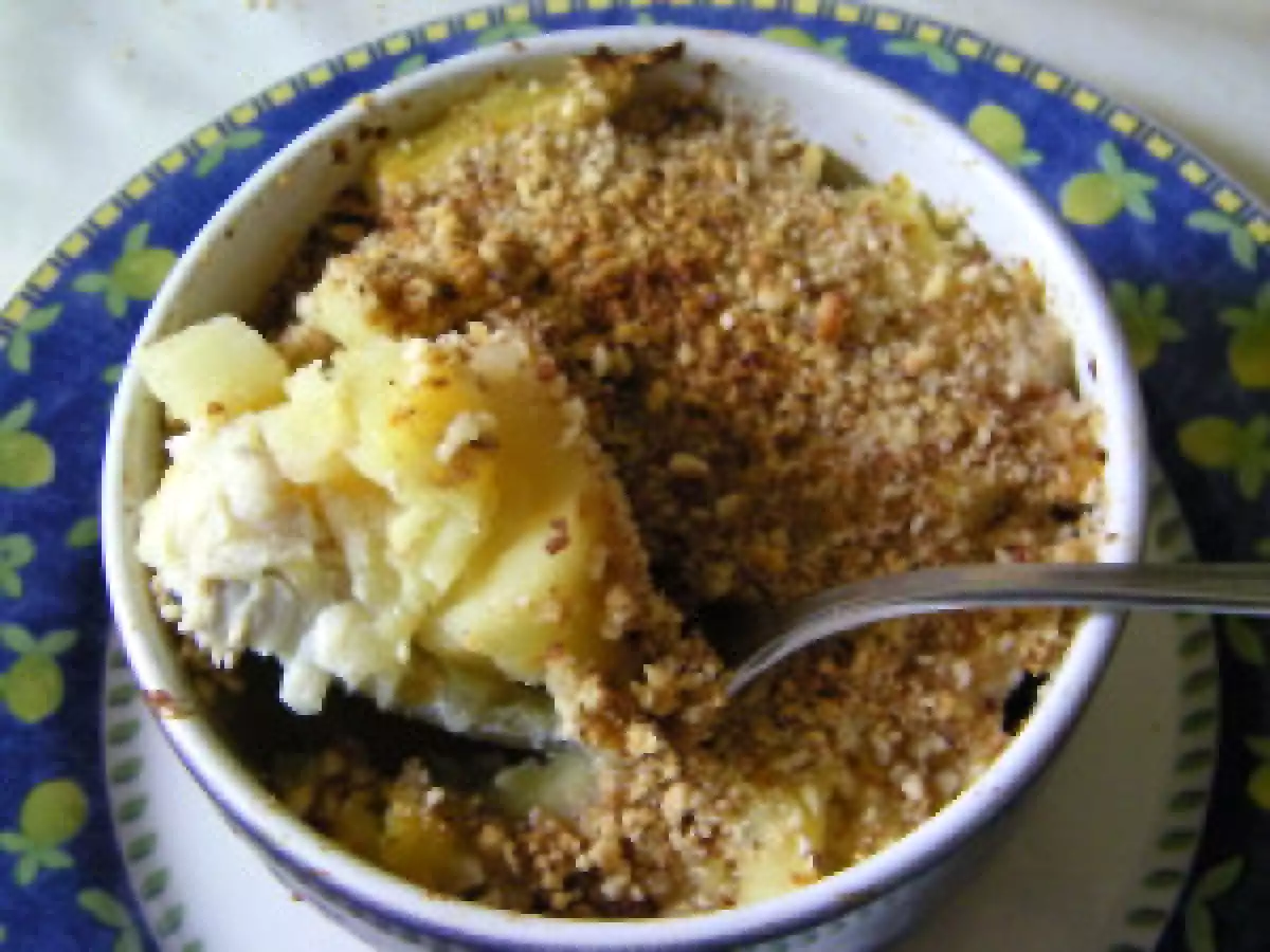 Parmentier de lieu noir aux panais