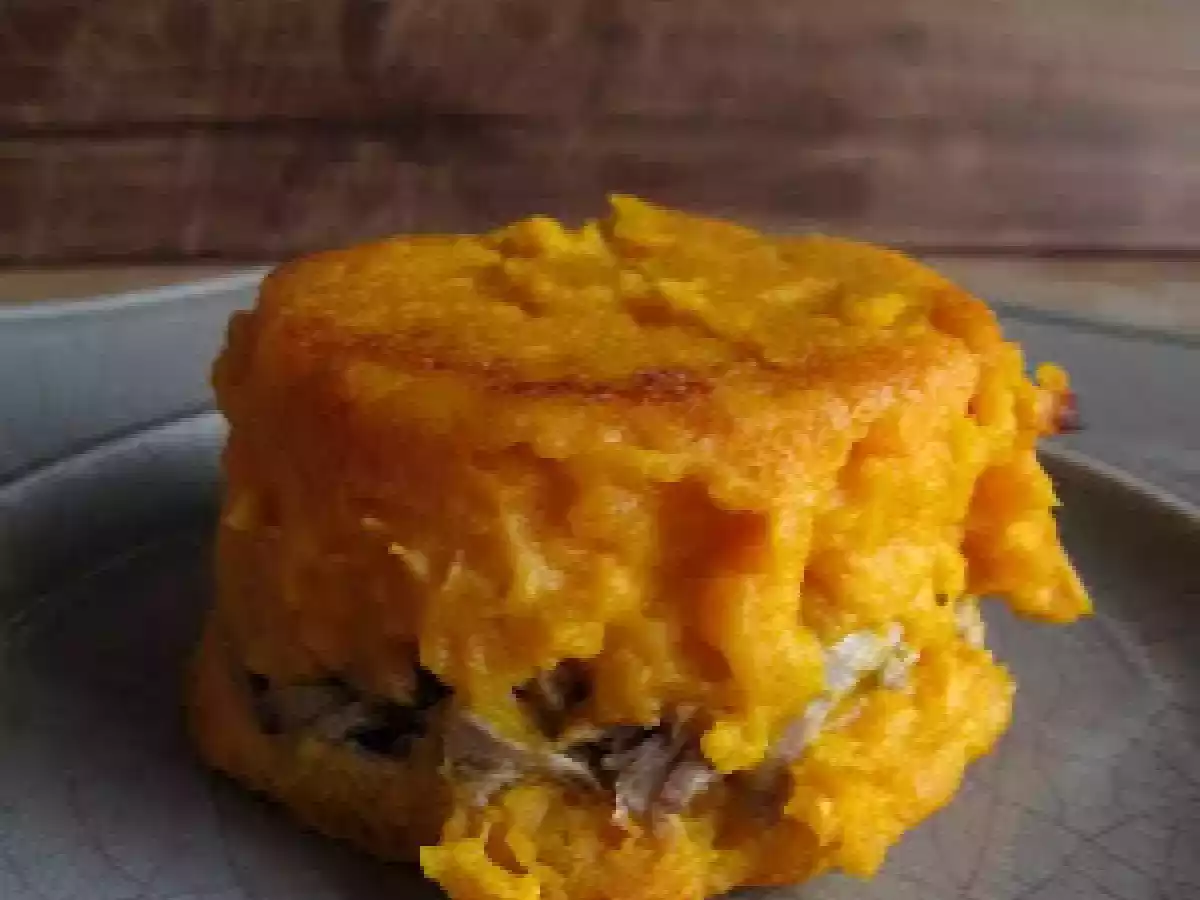 Parmentier de potimarron au canard