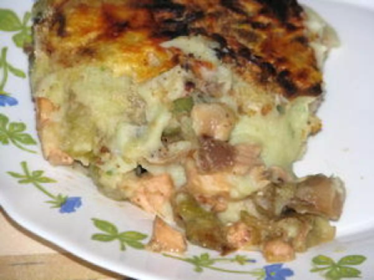 Parmentier de saumon aux petits légumes