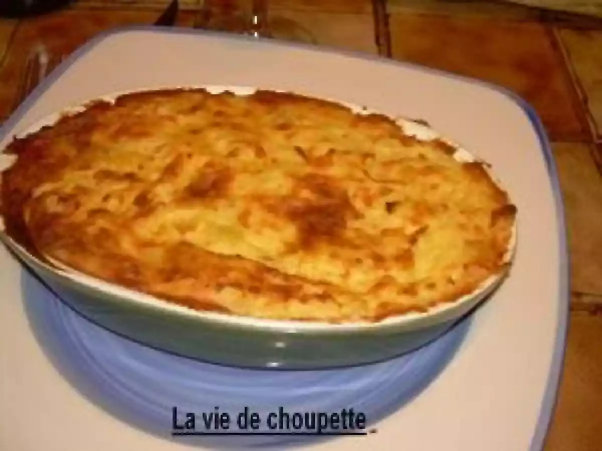 PARMENTIER DE THON AUX PETITS LEGUMES
