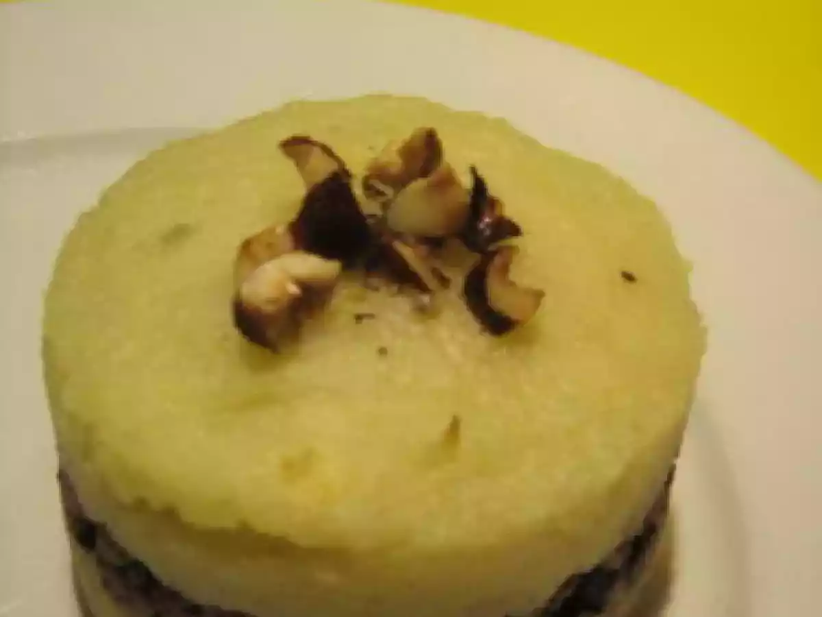 Parmentier de topinambours aux noisettes