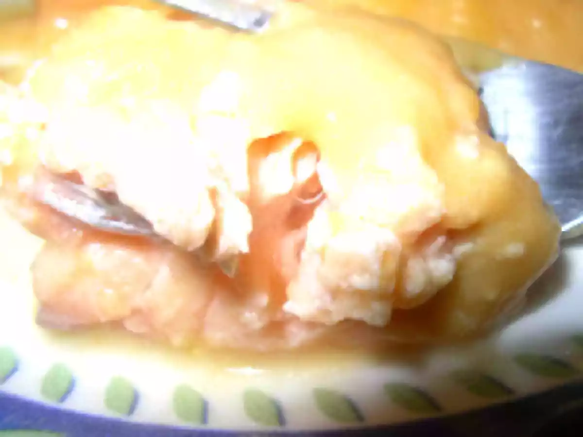 Parmentier rose (truite et patates douces)