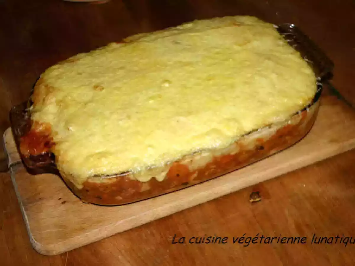 Parmentier végé revisité aux topinambours