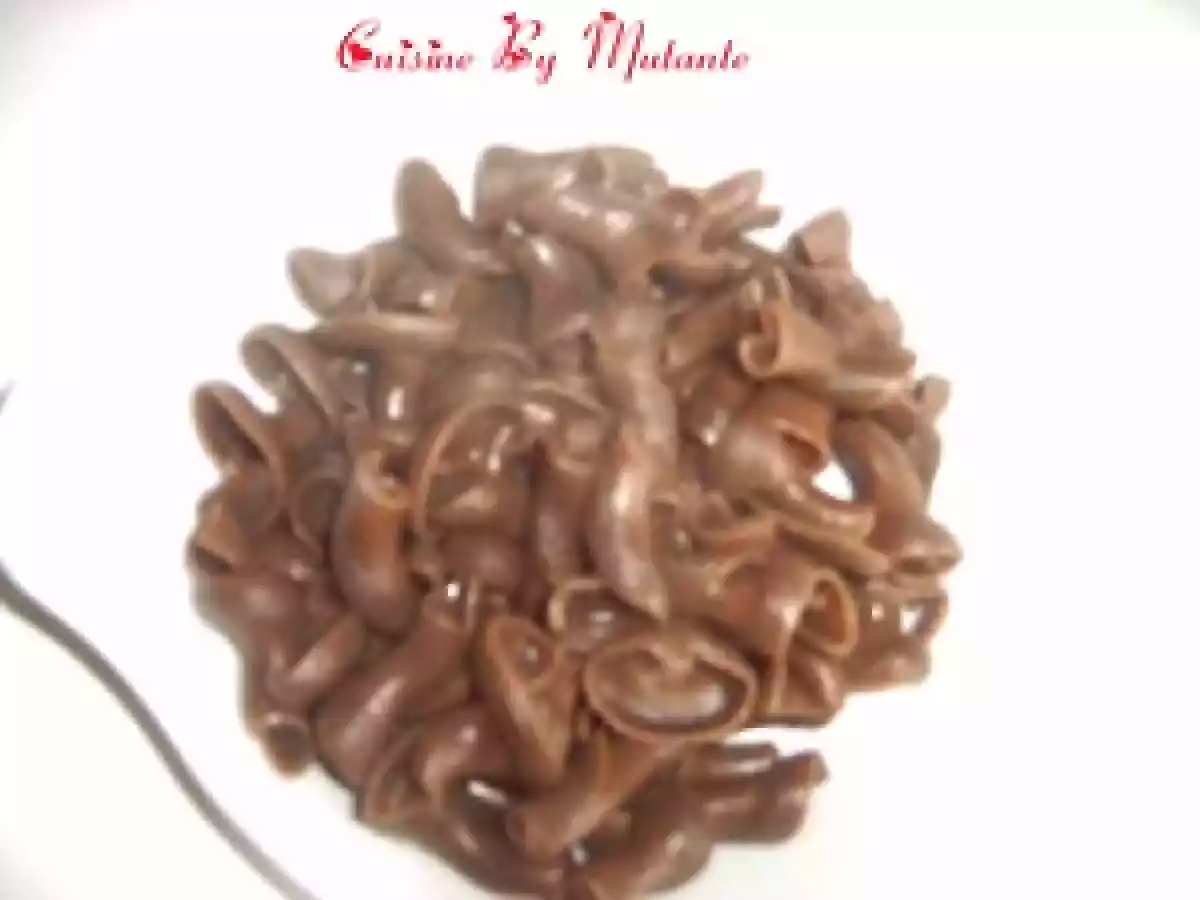 Partage d'une découverte... Des pâtes au cacao! - photo 2