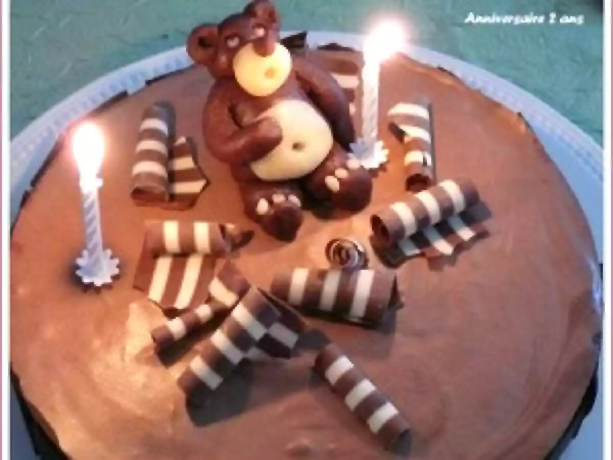Passionnément Chocolat, le gâteau d'anniversaire