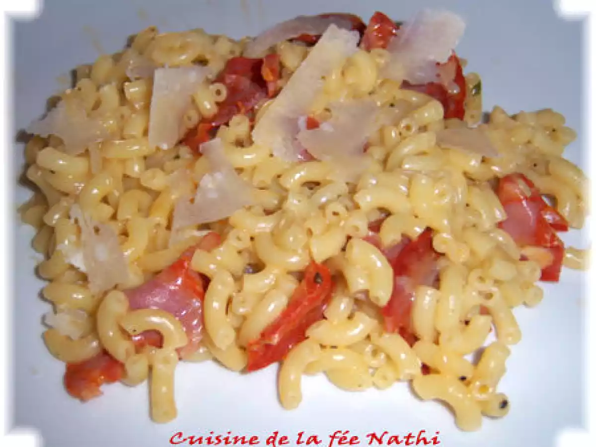 Pastasotto de coquillettes au chorizo